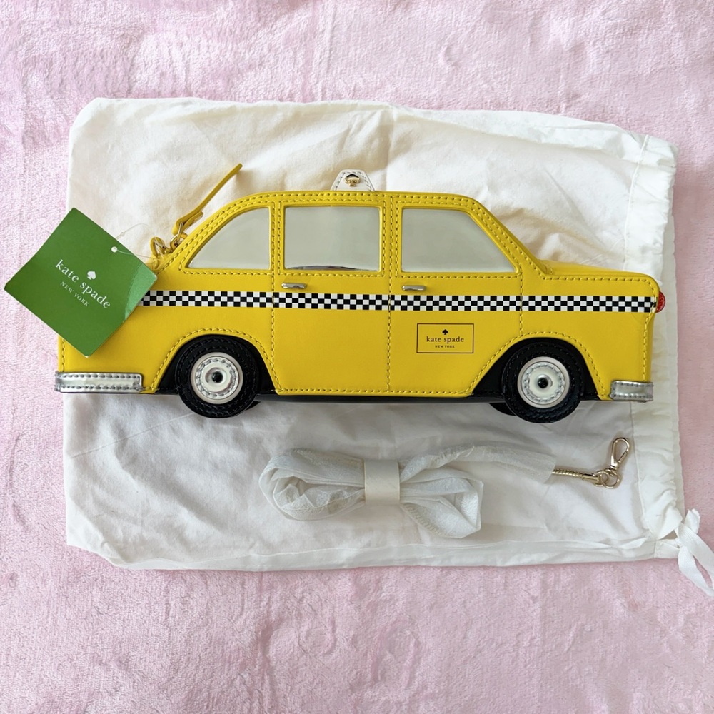 NWT Kate Spade New York Nouveau Taxi Cab Crossbody Clutch Bag Novelty